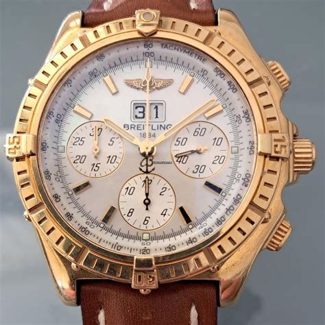 breitling crosswind gelbgold|breitling crosswind chronograph.